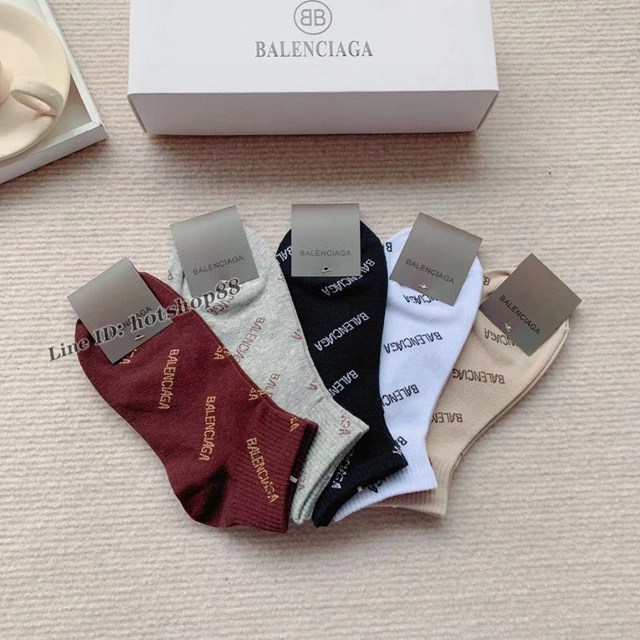 Balenciaga專櫃新款字母潮襪 巴黎世家純棉面料ins明星推薦堆堆襪 mmyj1848